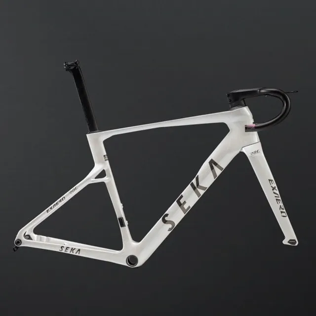 SEKA ExAero RDC pearl white aero road frameset — first in the UK